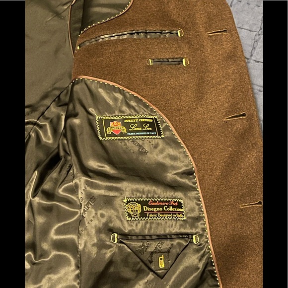 Cashmere Wool Jacket FR Tripler Lana Lux Disegno 42R - Picture 6 of 14